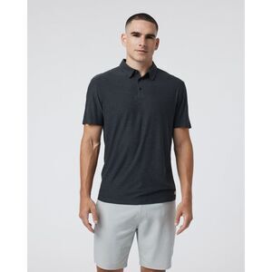 Vuori Men's Strato Tech Polo Shirt Size XL Charcoal Gray Performance Knit